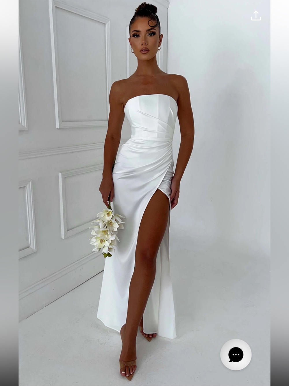 NWT Baby Boo Women’s Safiya Maxi Dress - Ivory Size XS